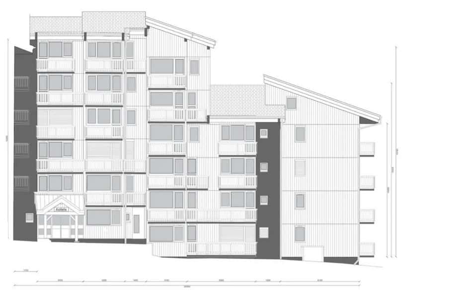 plan de facade batiment elevation architecture renovation