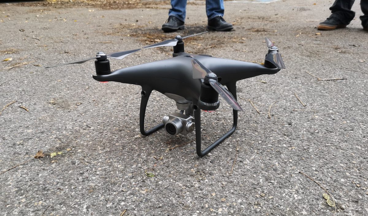 Relevé de façades par drone dans le cadre d'une acquisition 3D d'immeubles résidentiels